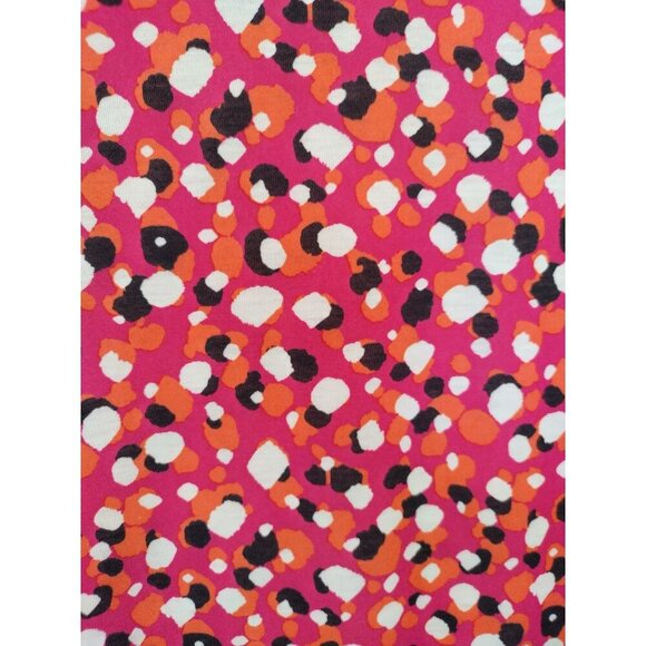 West Loop Women's Medium Pink/Orange/Black Polka Dot Short Sleeve Dress. NWT - Picture 5 of 7
